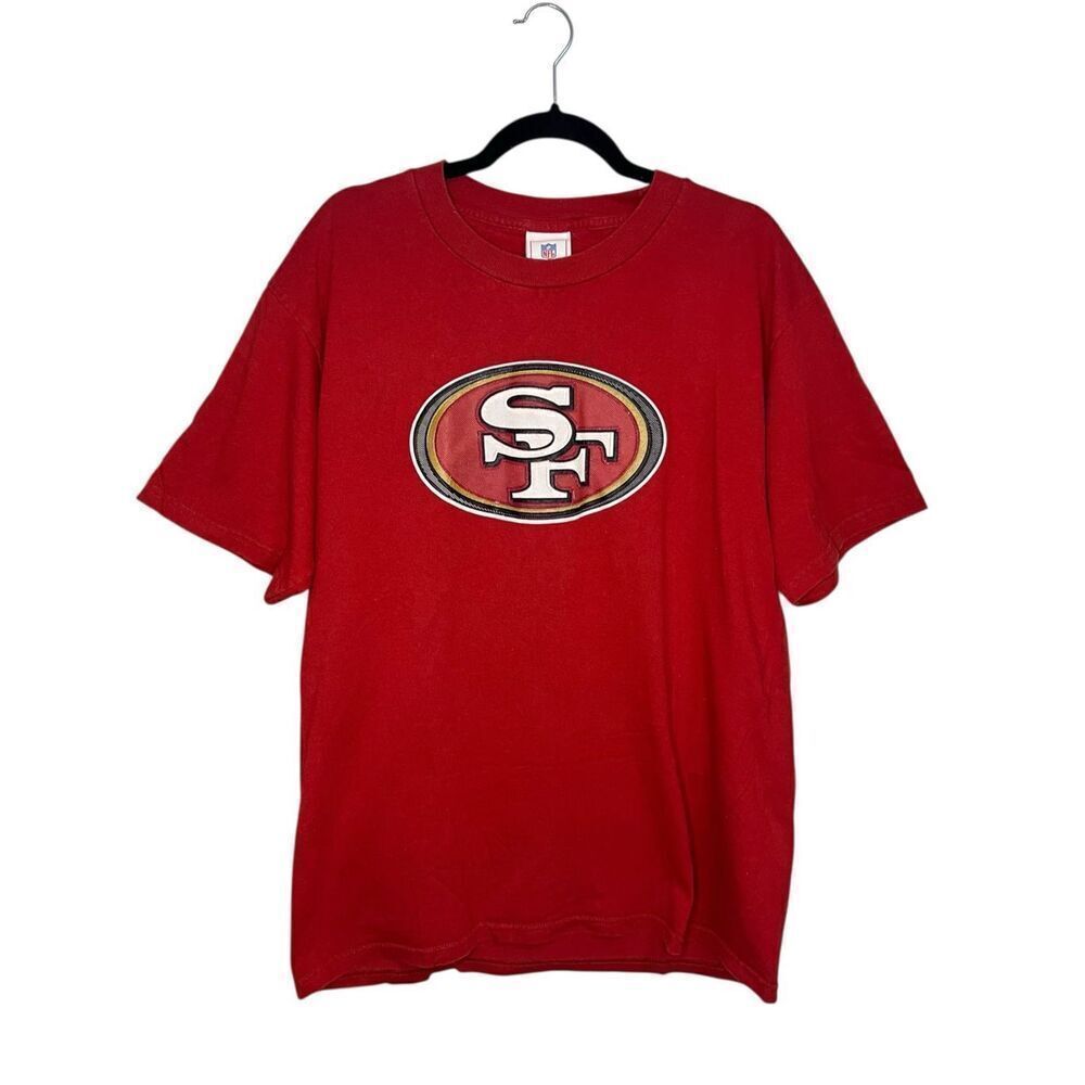 Vintage NFL Men's Large San Francisco 49ers T-Shirt Football Team Apparel Y2K